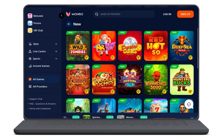 Monro casino apk
